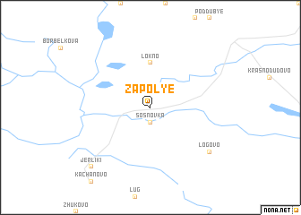 map of Zapol\