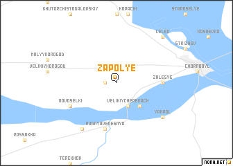 map of Zapolʼye