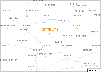 map of Zapolʼye