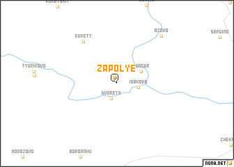 map of Zapol\