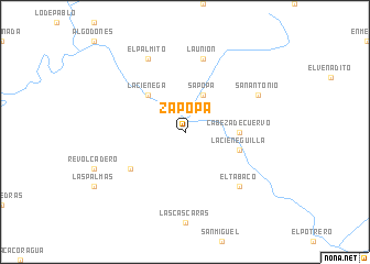 map of Zapopa