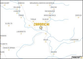 map of Zaporichi