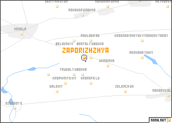 map of Zaporizhzhya