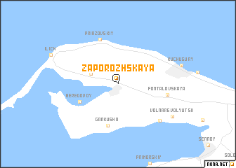 map of Zaporozhskaya