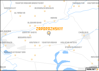 map of Zaporozhskiy