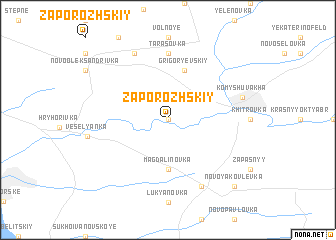 map of Zaporozhskiy