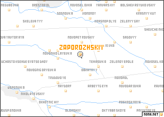 map of Zaporozhskiy