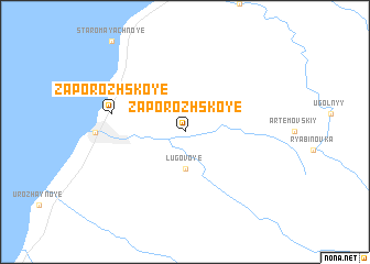 map of Zaporozhskoye