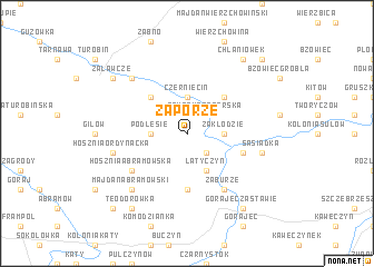 map of Zaporze