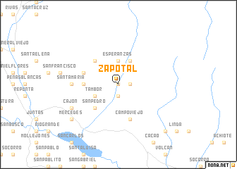 map of Zapotal