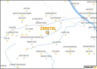 map of Zapotal