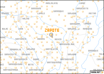 map of Zapote