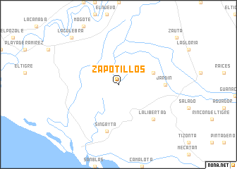 map of Zapotillos