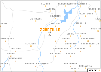 map of Zapotillo