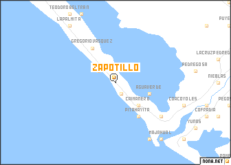 map of Zapotillo