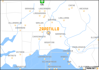 map of Zapotillo