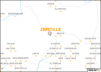 map of Zapotillo