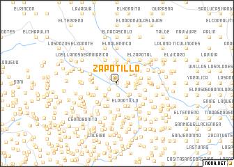 map of Zapotillo