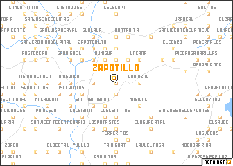 map of Zapotillo