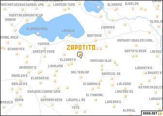 map of Zapotito