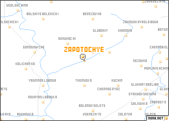 map of Zapotochʼye