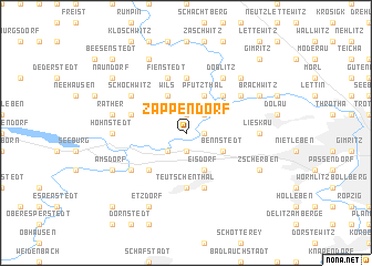 map of Zappendorf