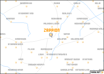 map of Záppion