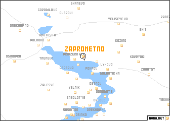 map of Zaprometno