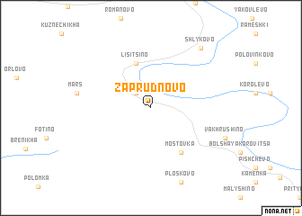 map of Zaprudnovo