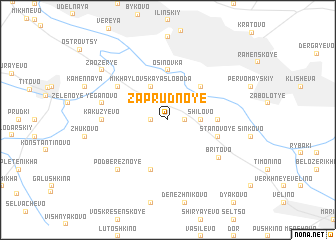 map of Zaprudnoye