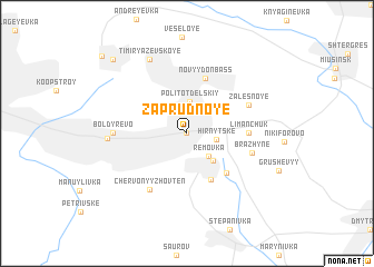 map of Zaprudnoye