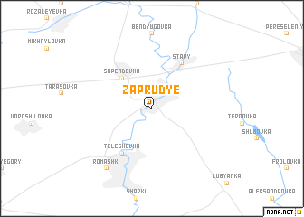 map of Zaprudʼye