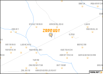 map of Zaprudy