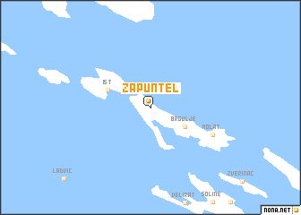 map of Zapuntel