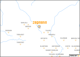 map of Zaqrārīn