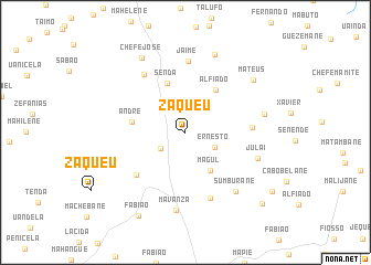 map of Zaqueu