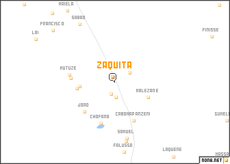 map of Zaquita