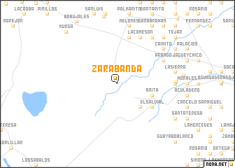 map of Zarabanda