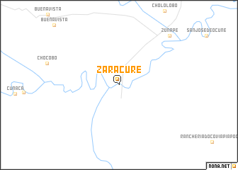 map of Zaracure