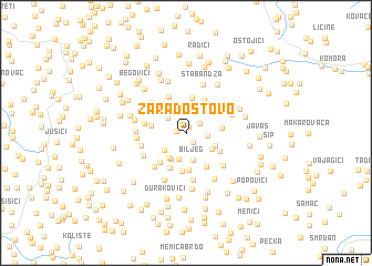 map of Zaradostovo