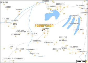 map of Zarafshān