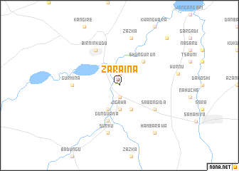map of Zaraina