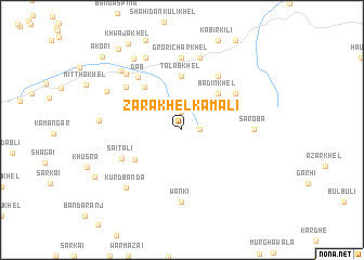 map of Zara Khel Kamali