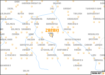 map of Zarākī