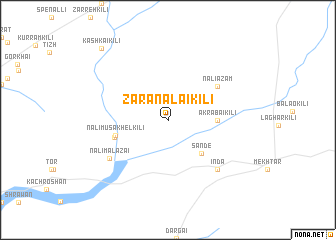 map of Zara Nalai Kili