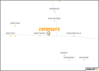 map of Zarandefo