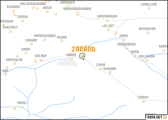 map of Zarand