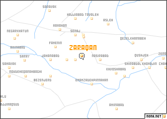 map of Zaraqān