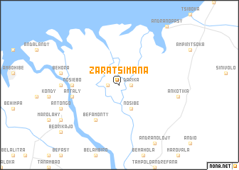 map of Zaratsimana