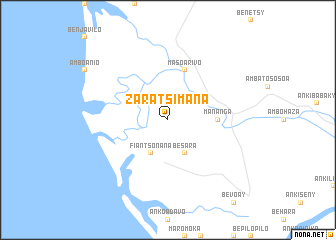 map of Zaratsimana